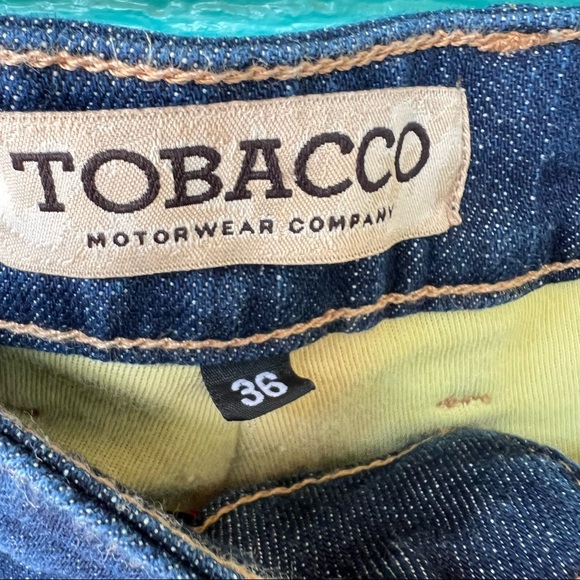 TOBACCO MOTORWEAR COMPANY CABALLO RELAXED FIT RIDING JEANS SIZE 36 - Picture 9 of 13